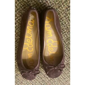 Sam Edelman Alie Women's Flats Chocolate Suede Womens Size 7M New With Box